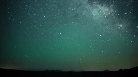 4K UHD Star Timelapse Desert Milky Way Stock Footage 65203679