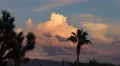 4K UHD sunset colored clouds over mountain time lapse 4k or 4k+ Resolution