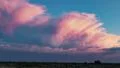 4K UHD sunset colored storm pack over desert time lapse wide 4k or 4k+ Resolution