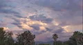4K UHD sunset storm starts thunderhead lightning into night time lapse 4k or 4k+ Resolution