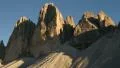 4k UHD sunset three peaks to mountain refuge Locatelli pan 11505 4k or 4k+ Resolution