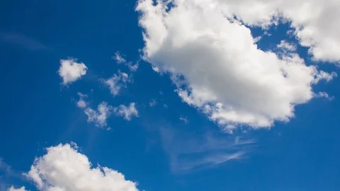 4K-UHD Time Lapse: Clouds and Blue Sky Video stock 118251307
