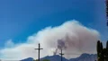 4K UHD time lapse smoke plume from wild fire 4k or 4k+ Resolution