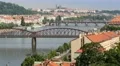 4k UHD traffic on prague bridges time lapse pan 11447 4k or 4k+ Resolution