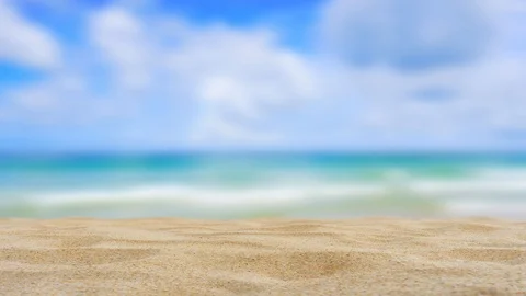 4K. UHD Video Clip. Close up Beautiful Beach Sand Texture On The Beach. Stock Footage 112654221