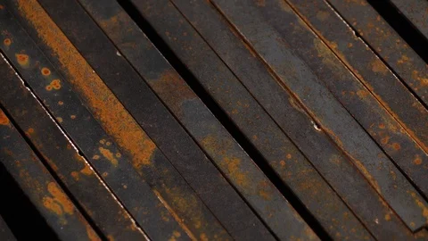 4K UHD Weathered Metal Construction Texture Stock Footage 108184974