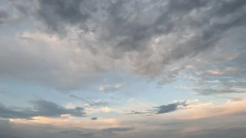 4K UHDTV panoramic sunset sky time lapse Video stock 202906067