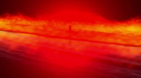 4K Ultra HD. Abstract Logo "4K" in flame. Stock Footage 33481857