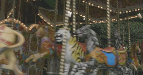 4K Ultra HD Carousel Close Up Stock Footage 42133204