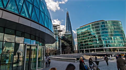 4k Ultra HD  hyperlapse 'more london' Stock Footage 42147042