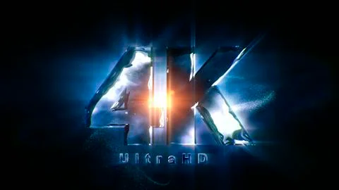 4K Ultra HD Stock Illustration