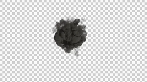 4K Ultra HD Smoke Explosion With Alpha Channel_Top_02 Video stock 47706683