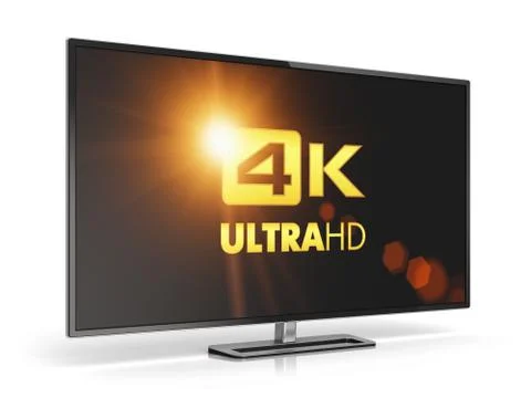 4K UltraHD TV Stock Illustration