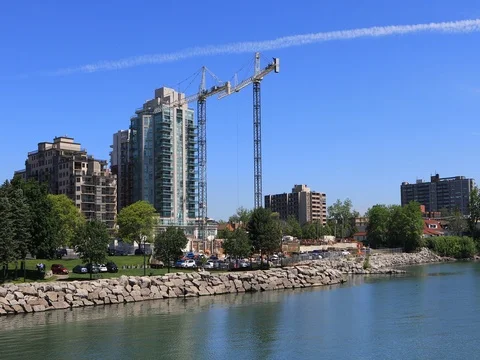 4K UltraHD A View of high rise condomini... | Stock Video | Pond5