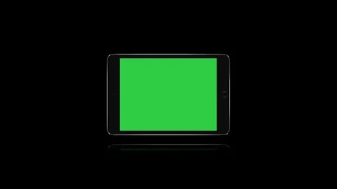 4K Unbranded No Name Touch Screen Tablet Computer, Modern Internet Device Stock Footage 76935012