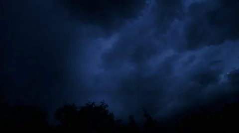 dark night sky clouds