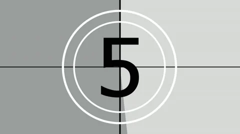 4k Universal countdown leader Stock-Footage 47036508