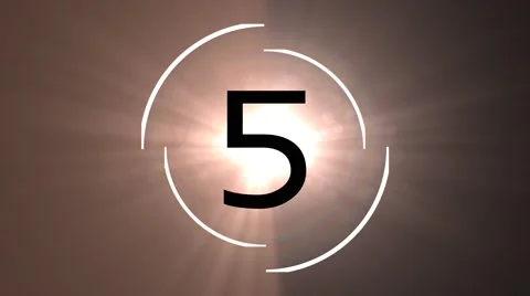 4k universal countdown leader modern sci... | Stock Video | Pond5