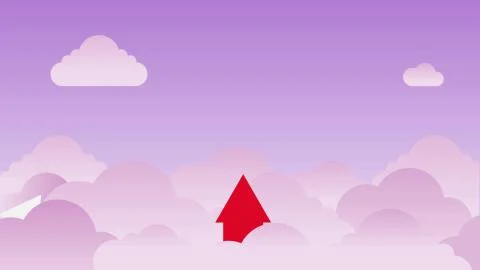 4k, update the informative cloud, upload and downloading progress イラスト素材