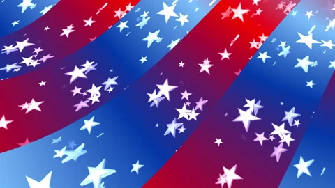 4k U.S. Patriotic Background Video stock 195339355
