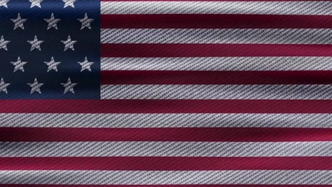 4K USA Flag Waving in the Wind Seamless Loop Animation 스톡 동영상 319555540
