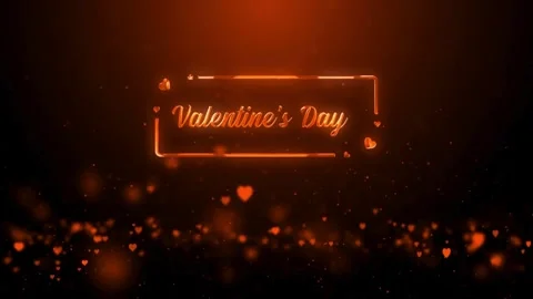 4K Valentine's Day Background in Red 스톡 동영상 301481010