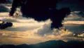 4K valley sunset timelapse storm dark clouds formation HD Footage
