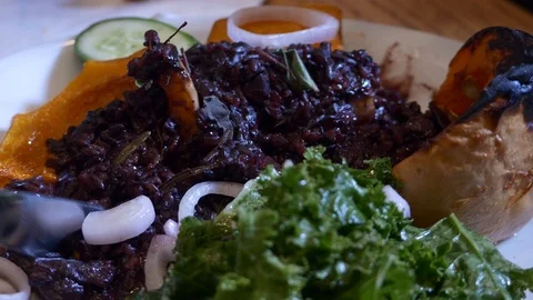 4K Vegan Food Stock Footage 90061682