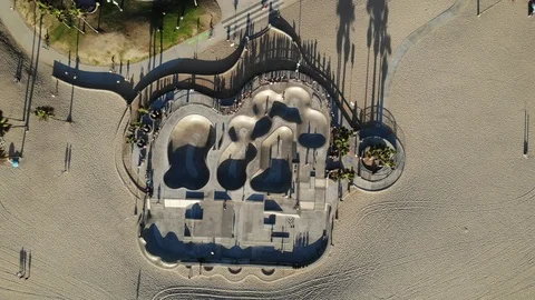 4k Venice, La Drone Stock Footage 120336227