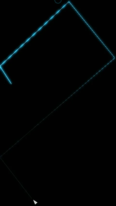 4K Vertical Blue Laser Beam Bounce Loop Stock Footage 336165966