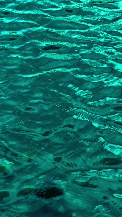 4K Vertical Slow Motion Rippling Green Water. Abstract Video Background  Stock Footage 312879593