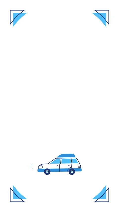 4k vertical video of car in doodle style on white background. Stockbeeldmateriaal 194849874