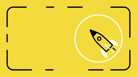 4k vertical video of computer arrow on yellow background. Stock-Footage 229759557