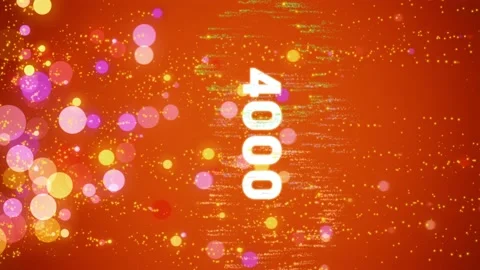 4k Vertical Video Counter on reaching subscribers, likes and etc. Stock Footage 135172023