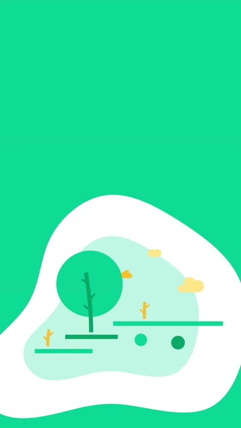 4k vertical video of green tree on green background. 库存影片 198828545