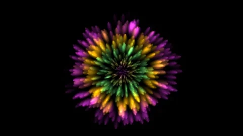 4K vibrant color explosion Stock Footage 265567625