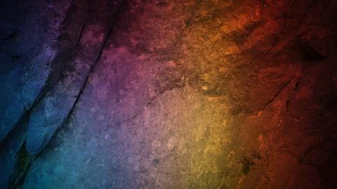 A 4K vibrant stone texture background with a stunning gradient of warm and .. Stock Illustration