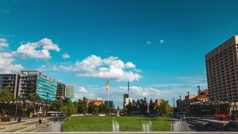 4K Victoria Square Timelapse Stock Footage 76969536