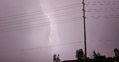 4K Video 24p - Super lightning storm 2010 series 4 Stock Footage 811579