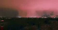 4K Video 30p Night storm lit up by city lights 4k or 4k+ Resolution
