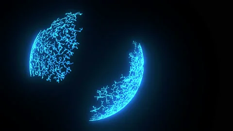 4k Video Abstract Globe, Prores 4444 Stock Footage 146284340