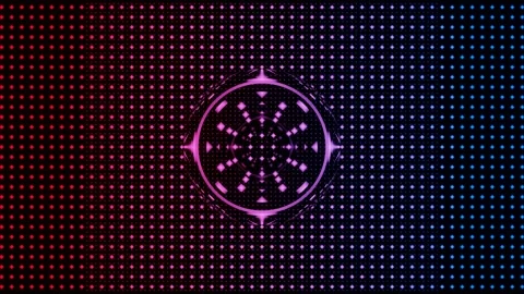 4K video of abstract seamless loop background motion graphics having circled. Stock Footage 154019736