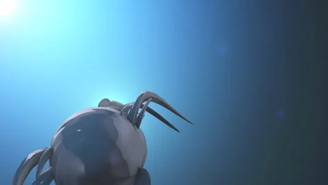 4K Video Abstract Sphere Background 3D Rendering Stock Footage 149149680