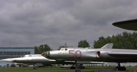 4K video of air forces museum in summer time Stock Footage 155682672
