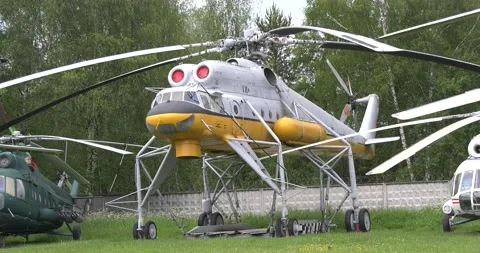 4K video of air forces museum in summer time Stock Footage 155683384