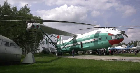 4K video of air forces museum in summer time Stock Footage 155683698