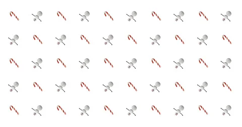 4k Video with Alpha Channel. Loopable  Art Collage  with Christmas Stuff and  Stock Footage 113072783