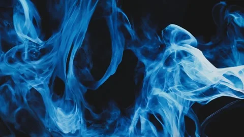 4K Video animation of Abstract motion background of Blue flames, Stock Footage 260820475