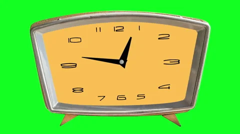 4K video animation of loopable clock on ... | Stock Video | Pond5