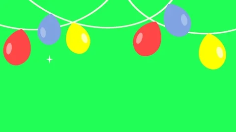 4K video Balloons Footage with balloon helium and rope line on Green Screen Stock Footage 289817543
